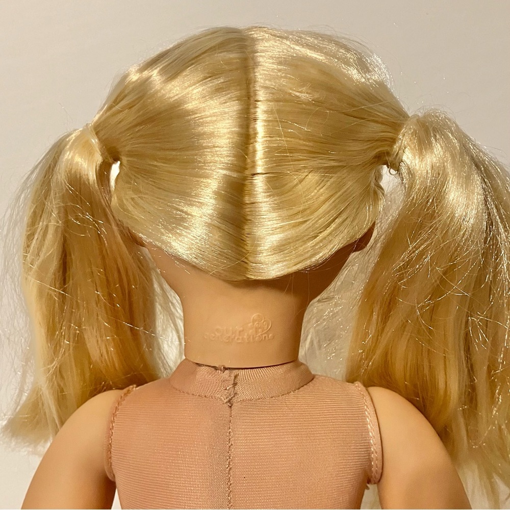 Battat Our Generation 18” Cloth & Vinyl Doll Blonde Hair Blue Eyes Posable - Picture 6 of 10